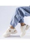 Smėlio Spalvos Sneakers Stiliaus Ant Masyvaus Pado Arpaia Smėlio Spalvos Sneakers Stiliaus Ant Masyvaus Pado Arpaia
