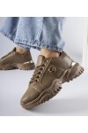 Rudos Spalvos Sneakers Stiliaus Ant Masyvaus Pado Arpaia