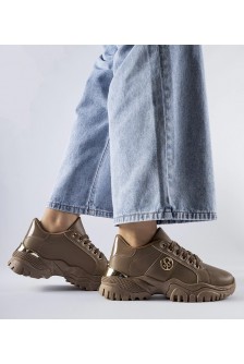 Rudos Spalvos Sneakers Stiliaus Ant Masyvaus Pado Arpaia