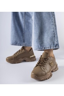Rudos Spalvos Sneakers Stiliaus Ant Masyvaus Pado Arpaia