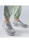 Pilkos Spalvos Medžiaginiai Sneakers Stiliaus Geraldino Pilkos Spalvos Medžiaginiai Sneakers Stiliaus Geraldino