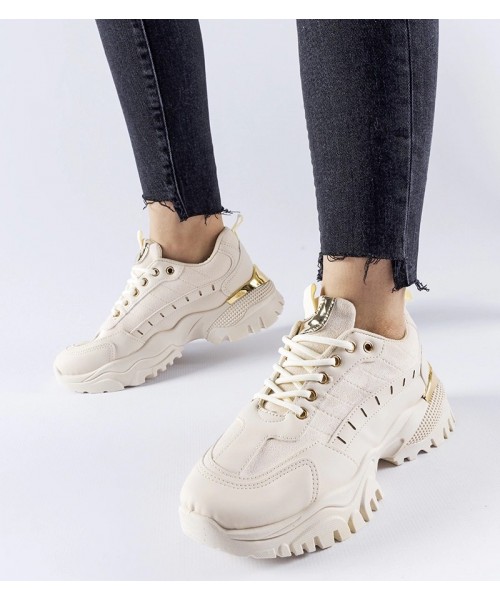 Smėlio Spalvos Sportinio stiliaus Sneakers Stiliaus Laudes