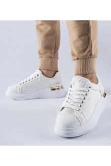 Balti Sneakers Stiliaus Ant Platformos Ossona