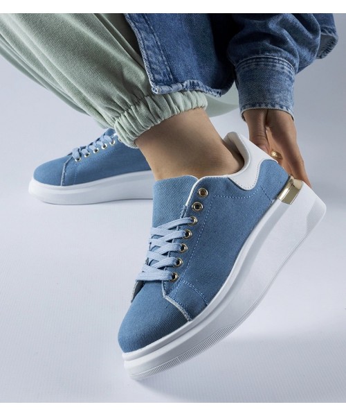 Mėlynos Spalvos Sneakers Stiliaus Ant Platformos Scuderlando Mėlynos Spalvos Sneakers Stiliaus Ant Platformos Scuderlando