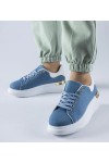 Mėlynos Spalvos Sneakers Stiliaus Ant Platformos Scuderlando Mėlynos Spalvos Sneakers Stiliaus Ant Platformos Scuderlando