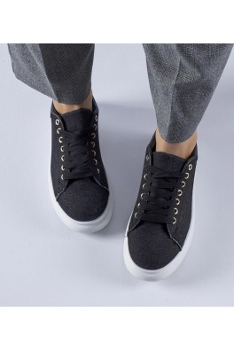 Juodi Sneakers Stiliaus Ant Platformos Scuderlando