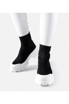 Juodi Sneakers Stiliaus Su Elastingu Auliuku Varden
