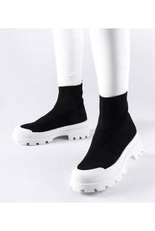 Juodi Sneakers Stiliaus Su Elastingu Auliuku Varden