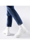 Balti Sneakers Stiliaus Su Elastingu Auliuku Varden
