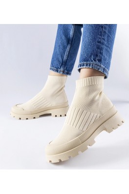 Smėlio Spalvos Sneakers Stiliaus Su Elastingu Auliuku Varden