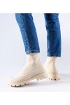 Smėlio Spalvos Sneakers Stiliaus Su Elastingu Auliuku Varden Smėlio Spalvos Sneakers Stiliaus Su Elastingu Auliuku Varden
