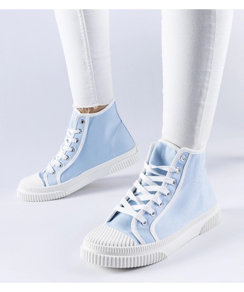 Mėlynos spalvos Pozzuolo aukštakulniai