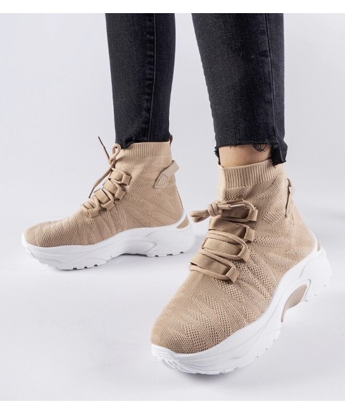 Rudos Spalvos aukšta Sneakers Stiliaus Vigatto Rudos Spalvos aukšta Sneakers Stiliaus Vigatto