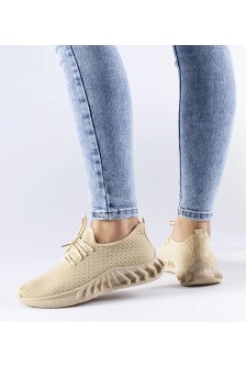 Smėlio Spalvos Medžiaginiai Sneakers Stiliaus Derek