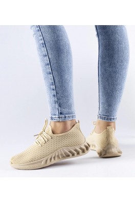 Smėlio Spalvos Medžiaginiai Sneakers Stiliaus Derek