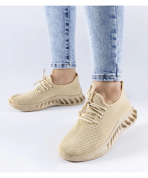 Smėlio Spalvos Medžiaginiai Sneakers Stiliaus Derek