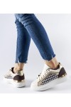 Rudos-Smėlio Spalvos Sneakers Stiliaus Su Blizgučiais Briercliff Rudos-Smėlio Spalvos Sneakers Stiliaus Su Blizgučiais Briercliff