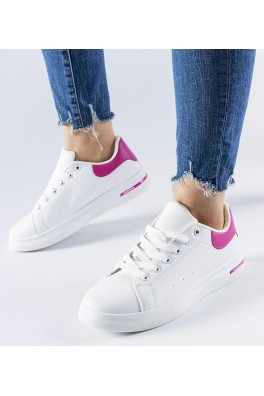 Baltos ir rožinės spalvos "Leland" sportbačiai