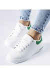 Balti-Žali Sneakers Stiliaus Leland