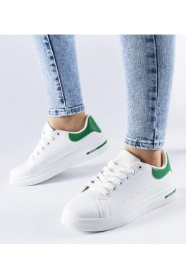 Leland baltos ir žalios spalvos sportbačiai