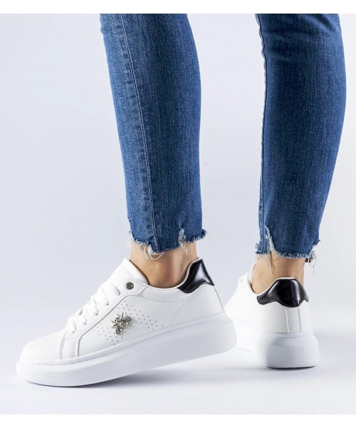 Balti Sneakers Stiliaus Su cyrkoniową aplikacją Fairfax Balti Sneakers Stiliaus Su cyrkoniową aplikacją Fairfax