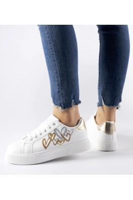 Balti platforminiai sportbačiai iš "Montclair