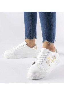 Balti-Auksiniai Sneakers Stiliaus Ant Platformos Montclair