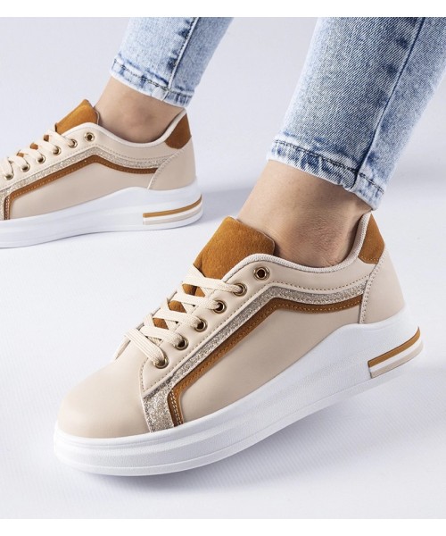 Smėlio Spalvos Sneakers Stiliaus Ant Platformos Mayfield Smėlio Spalvos Sneakers Stiliaus Ant Platformos Mayfield