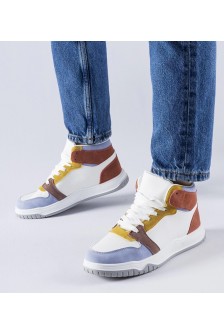 Violetinės Spalvos Sneakers Stiliaus Iki Kulkšnies Elizabeth