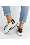 Balti-Juodi Sneakers Stiliaus Galdino Balti-Juodi Sneakers Stiliaus Galdino