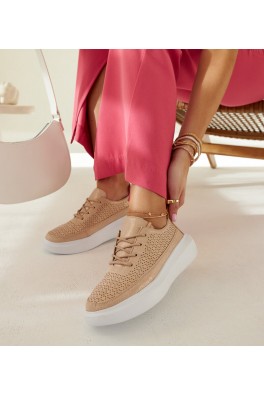 Auksiniai platforminiai sportbačiai pagal Lori