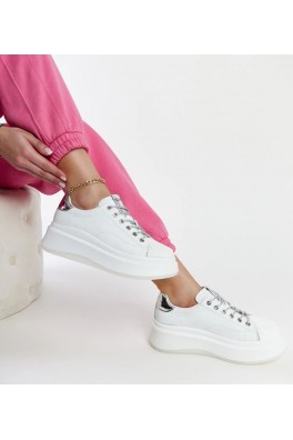 Balti Sneakers Stiliaus Ant Platformos GOE NN2N4033