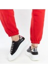 Juodi Sneakers Stiliaus Ant Platformos GOE NN2N4034