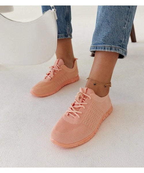Rožinės Spalvos Medžiaginiai Sneakers Stiliaus Mairago Rožinės Spalvos Medžiaginiai Sneakers Stiliaus Mairago