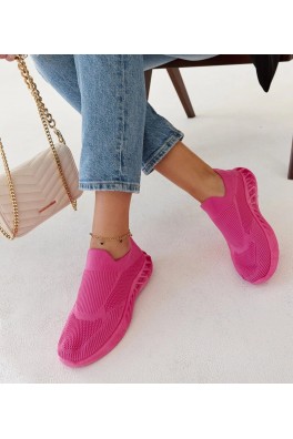 Ciemnoróżowe Sneakers Stiliaus Sportinio stiliaus Neda