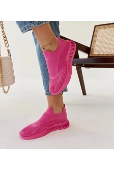 Ciemnoróżowe Sneakers Stiliaus Sportinio stiliaus Neda