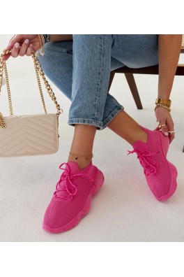Ciemnoróżowe Sneakers Stiliaus Sportinio stiliaus Roshni