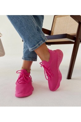 Ciemnoróżowe Sneakers Stiliaus Sportinio stiliaus Roshni