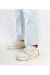 Smėlio Spalvos Sneakers Stiliaus Su materiałowymi Intarpais Melilot