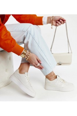 Smėlio Spalvos Sneakers Stiliaus Ant Platformos Mentha