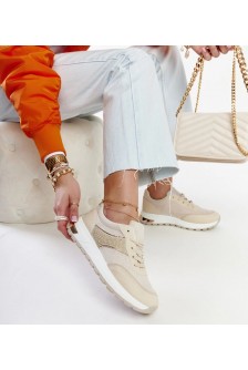 Smėlio Spalvos Sneakers Stiliaus Ant Platformos Lubna
