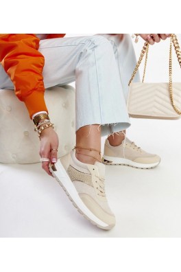Smėlio Spalvos Sneakers Stiliaus Ant Platformos Lubna