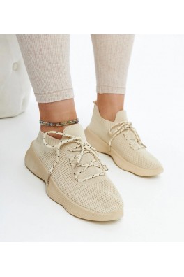 Smėlio Spalvos Sneakers Stiliaus Sportinio stiliaus Roshni