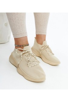 Smėlio Spalvos Sneakers Stiliaus Sportinio stiliaus Roshni
