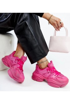 Ciemnoróżowe Sportinio stiliaus Sneakers Stiliaus Feaven
