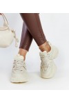 Šviesiai smėlio spalvos Sportinio stiliaus Sneakers Stiliaus Feaven Šviesiai smėlio spalvos Sportinio stiliaus Sneakers Stiliaus Feaven