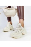 Šviesiai smėlio spalvos Sportinio stiliaus Sneakers Stiliaus Feaven Šviesiai smėlio spalvos Sportinio stiliaus Sneakers Stiliaus Feaven