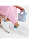 Balti Sneakers Stiliaus eko-Odiniai Fatimah Balti Sneakers Stiliaus eko-Odiniai Fatimah