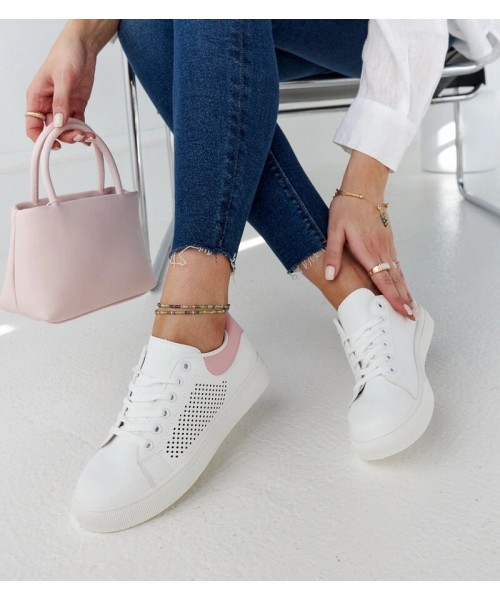 Balti Sportinio stiliaus Moteriški Ažūriniai Sneakers Stiliaus Semhar Balti Sportinio stiliaus Moteriški Ažūriniai Sneakers Stiliaus Semhar