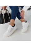 Balti Sportinio stiliaus Moteriški Ažūriniai Sneakers Stiliaus Semhar